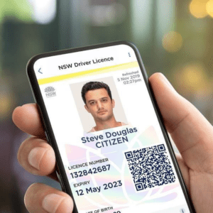 Browsing Service NSW App and checking digital driver licence