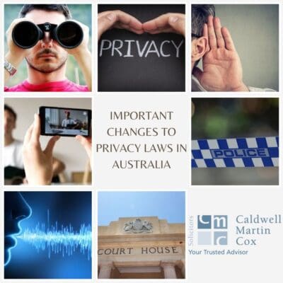 Important Changes to Privacy Laws in Australia